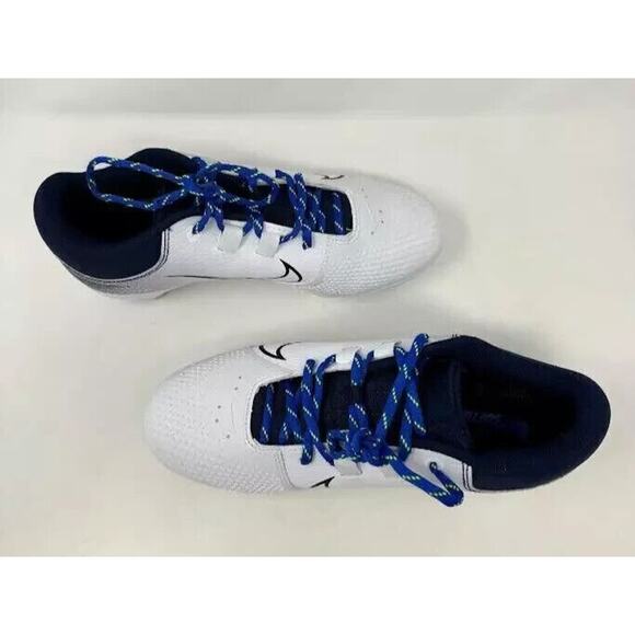 Nike Womens Hyperdiamond 4 Keystone Molded Softball Cleats Nike Hyperdiamond 4 PRO Metal Softball Cleats White Navy Womens Choose Your Size